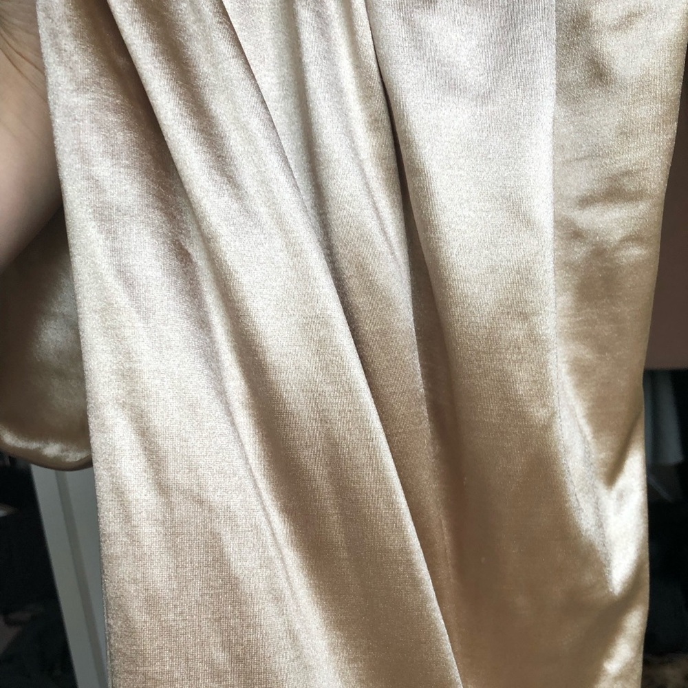 SATIN BARTHELEMY GOWN IN PERL WHITE